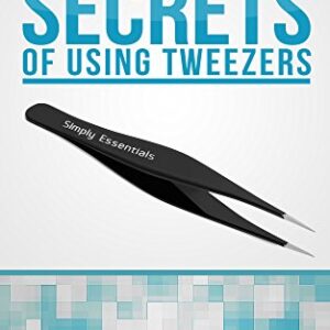 BEST SLANT TWEEZERS PINK Set Includes CASE and Ebook - Precision Eyebrows Tweezer - Stainless Steel - For Beautiful Eyebrows!