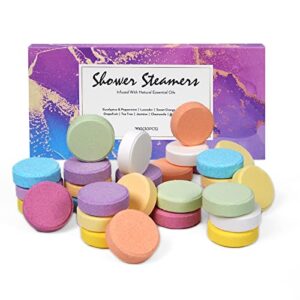 Blahhey Shower Steamers Aromatherapy, Shower Bombs Self Care and Relaxation Shower Steamer, Stress Relief and Relaxation Bath Gifts for Women and Men