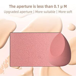 COSTICA Makeup Sponge Set Blender, Beauty Sponge Makeup Blender Flawless for Liquid - Multi Colored 4 pcs Rose Series