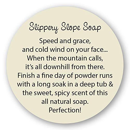 Seattle Sundries | Clove & Orange Soap Bar for Men & Women - 1 (4oz) Handmade Shower Bar Soap in a Reusable Travel Tin - Mountain Skiing Gift Idea.