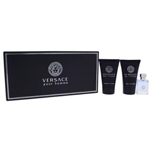 Versace Pour Homme for Men, 3 Piece Mini Gift Set