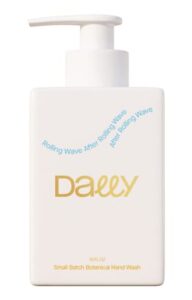 dally botanical hand wash rolling wave after rolling wave after rolling wave | peppermint, eucalyptus, lavender, coriander and rosemary | ultra-gentle & all-natural soap | 10oz recyclable bottle