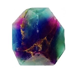 fluorite soaprock by ts pink, 6 oz. decorative glycerin soap, gemstone, soap that looks like a rock, earth-friendly packaging