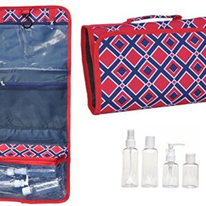 TravelNut Men's Easter Basket Stuffer Small Hanging Toiletry Kit with Travel Size Bottles Hang Up Toiletries Bag Cruise Camping Must Haves Road Trip Essentials for Dad Husband Him Man 2023