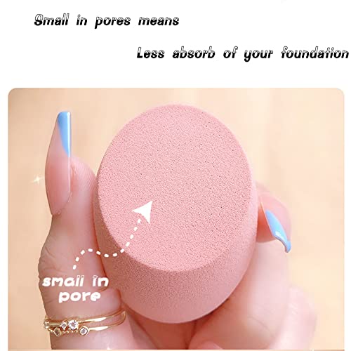 7 Pcs Multi-color Makeup Sponge Set, Foundation Blending Beauty Blender, Flawless for Liquid Creams and Powders