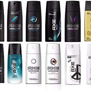 AXE Body Spray MIX within available kind ( Pack of 6)(6X 150 ml/5.07 oz )