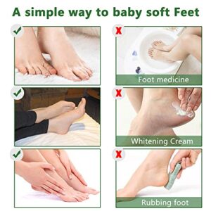 Foot Peel Mask 3 Pack, Exfoliating Foot Sock Mask, Baby Soft Foot Mask, Peel Away Calluses & Dead Skin, Repair Rough Heels in 1-2 Weeks, Build Silky and Soft Feet for Men & Women, Tee Tree Essence