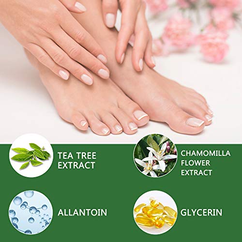 Foot Peel Mask 3 Pack, Exfoliating Foot Sock Mask, Baby Soft Foot Mask, Peel Away Calluses & Dead Skin, Repair Rough Heels in 1-2 Weeks, Build Silky and Soft Feet for Men & Women, Tee Tree Essence