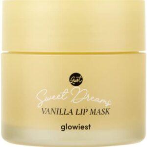 [glowiest] Sweet Dreams Lip Mask: Nourishing, Plumping and Hydrating lip balm | Vegan Lip Sleeping Mask | Hyaluronic Acids + Vitamin C + Shea Butter + Antioxidants | Vanilla - 0.7 oz.