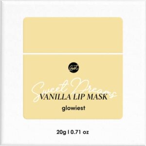 [glowiest] Sweet Dreams Lip Mask: Nourishing, Plumping and Hydrating lip balm | Vegan Lip Sleeping Mask | Hyaluronic Acids + Vitamin C + Shea Butter + Antioxidants | Vanilla - 0.7 oz.