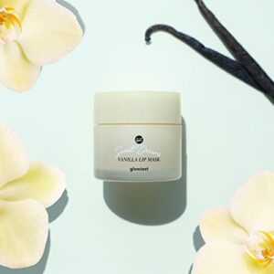 [glowiest] Sweet Dreams Lip Mask: Nourishing, Plumping and Hydrating lip balm | Vegan Lip Sleeping Mask | Hyaluronic Acids + Vitamin C + Shea Butter + Antioxidants | Vanilla - 0.7 oz.