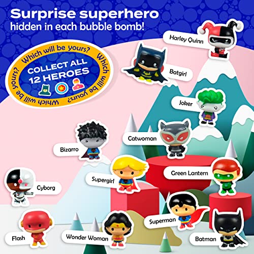 Two Sisters Bubble Bath Bombs Superhero Surprise Set for Kids | Super Hero Toys Inside | 6-Pack Set in a Gift Box | Safe for Sensitive Skin | Fizzy and Bubbly Bath Balls for Boys & Girls