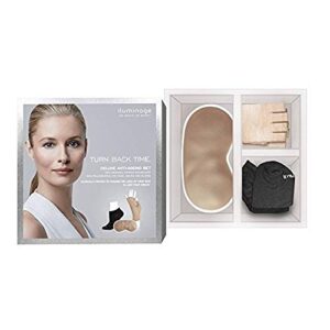 “iluminage”. beauty deluxe anti-aging set with patented copper technology (xs/s gloves)