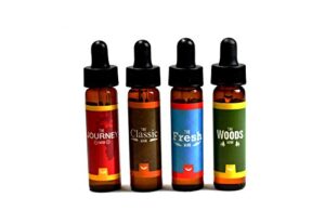 sample pack beard oil – the classic man beard oil, the woods man beard oil, the fresh man beard oil – essential oil scented beard conditioner beard oil by the 2 bits man