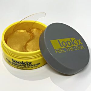 lookix collagen under eye patches – anti-aging, dark circle & puffy eye treatment – hydrates and firms skin – 30 pairs