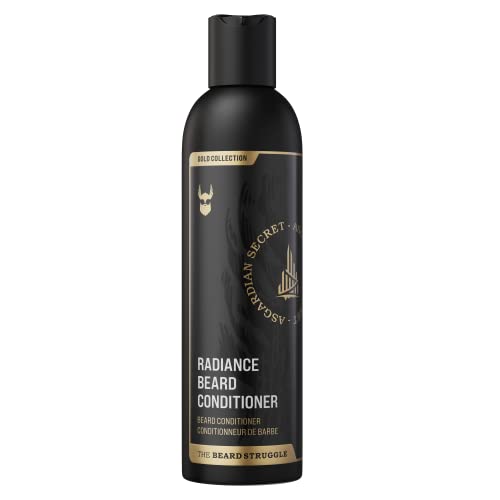 The Beard Struggle - Marksman's Beard Conditioner - Gold Collection, Asgardian Secret - Nourish, Softens, & Strengthens Beard - Radiance Beard Conditioner for Men (8 Fl oz)