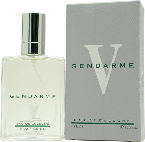 Gendarme V By Gendarme Eau De Cologne Spray for Men - Smokey Wood Aroma with Lemon, Bergamot, Vetiver, Verbena, Basil Fragrance Notes, 4 oz (Spray Glass)