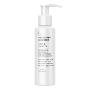 uncovered firm & smooth refreshing facial cleanser