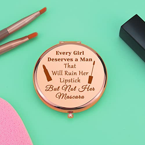 Funny Gift for Women Encouragement Gifts for Women Compact Mirror for Friend Sister Girlfriend Funny Gift Ideas Travel Makeup Mirror for Daughter Wife Niece Graduation Birthday Gifts