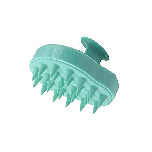See You Always Hair Scalp Massager Shampoo Brush, Scalp Care Hair Wash Brush Silicone Comb - Green