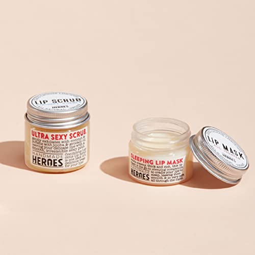 Save 10% Lip Scrub and Lip Mask Bundle - Clean Sustainable Skincare Lip Exfoliator and Lip Treatment