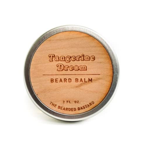 TBB Tangerine Dream Beard Balm for Men | Tame & Style Your Beard | Beard Conditioner with Shea Butter, Jojoba Oil, Argan Oil | Citrus & Vanilla Scent (2 Oz.)