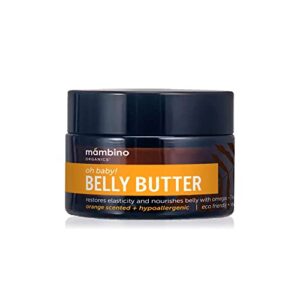 Mambino Organics Oh Baby! Belly Butter - All Natural Anti Stretch Mark Cream, 2.5 Ounces