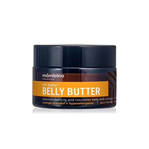 Mambino Organics Oh Baby! Belly Butter - All Natural Anti Stretch Mark Cream, 2.5 Ounces