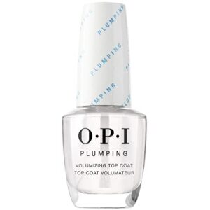 opi plumping top coat, volumizing nail polish top coat, 0.5 fl oz
