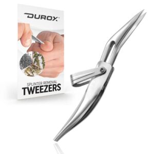 durox – splinter remover. great for first aid kit camping. medical tweezers to tweeze splinter out. splinter remover kit. splinter tweezers. surgical tweezers. first aid kit tweezers…