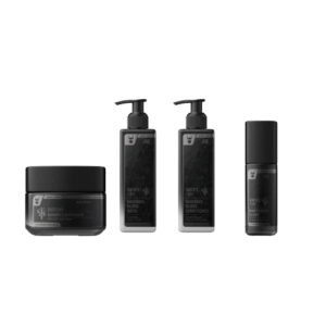 the beard struggle essential kit – grooming care package for men – balm, oil, wash, conditioner – platinum collection – surtr’s fury