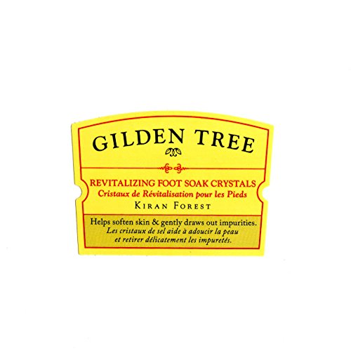 GILDEN TREE Revitalizing Foot Soak Crystals with Epsom & Sea Salt, Organic Aloe Vera and Shea Butter to Heal Dry Skin, Cracked Heels, Calluses and Softens Rough, Flaky Dead Skin (8 oz. jar)