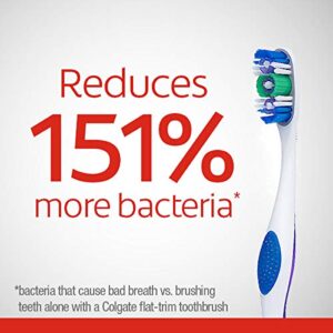 Colgate 360° Toothbrush with Tongue and Cheek Cleaner, Soft - 6 Count