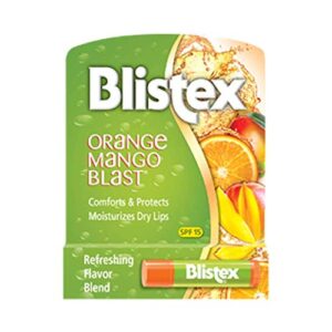 blistex lip protectant spf 15 orange mango blast.15 oz (pack of 3)