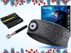 led headband and magnet tool telescoping magnetic pickup light – gifts for men women stocking stuffers for dad mom boyfriend friends