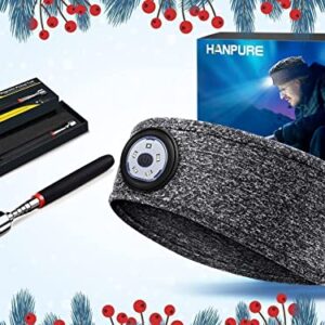 LED Headband and Magnet Tool Telescoping Magnetic Pickup Light - Gifts for Men Women Stocking Stuffers for Dad Mom Boyfriend Friends