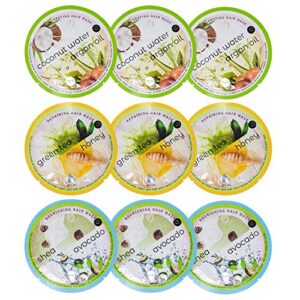 spalife assorted all natural hair mask 9 pack