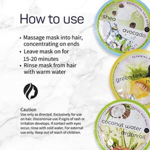 SpaLife Assorted All Natural Hair Mask 9 pack