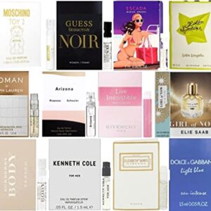 High End Designer Fragrance Sampler for Women - Lot x 12 Perfume Sample Vials