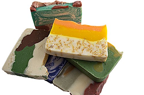 Floral Soap Collection -6(Six) 2Oz Guest Bars, Sample Size Soap Set -Natural Handmade Soaps. Brazilian Mud, Orange, Bamboo Lilac, Lavender, Rose and Avocado Soap - Falls River Soap Company