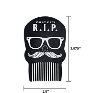 Cricket Beard Care Daily Grooming Kit for Men Beard Comb and Brush Set for Facial Hair Grooming