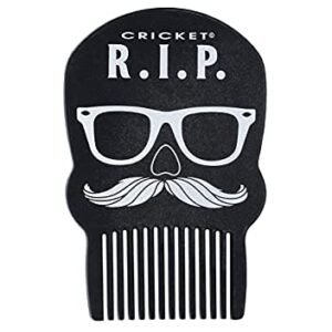 Cricket Beard Care Daily Grooming Kit for Men Beard Comb and Brush Set for Facial Hair Grooming