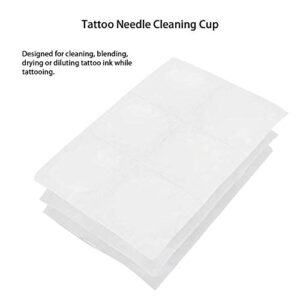 koulate Tattoo Dip Cup Cap, Tattoo Pin and Tip Enjuague Dip Clean Cartucho Profesional Dip Foam Cleaning Cup Tattoo Clean Supplies para accesorios de tatuaje