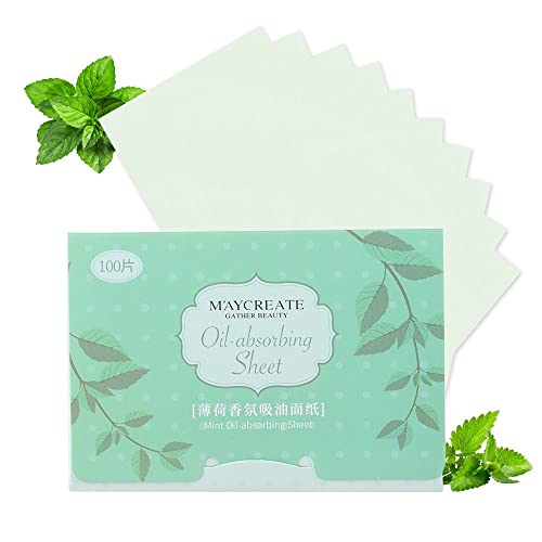 Facial Clean Lavender Blotting Sheets Makeup Tools Green Tea Chamomile Absorbent Paper 100Sheets/Bag(7)