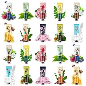 niyet 20 pack hand cream gift set for dry cracked hands & working hands, mini hand lotion travel size, scented hand lotion moisturizing hand care cream gift for women