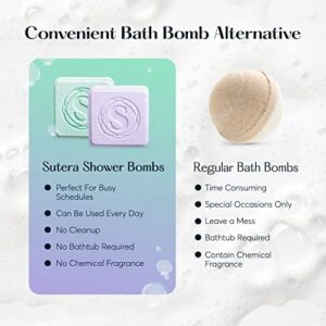 SUTERA Natural Shower Bombs - 48 Pieces 4 Scents Big Bundle