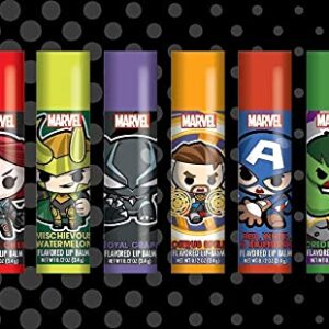 Taste Beauty Marvel Comic Book–Themed Flavored Lip Balm Variety Pack, 8 Tubes