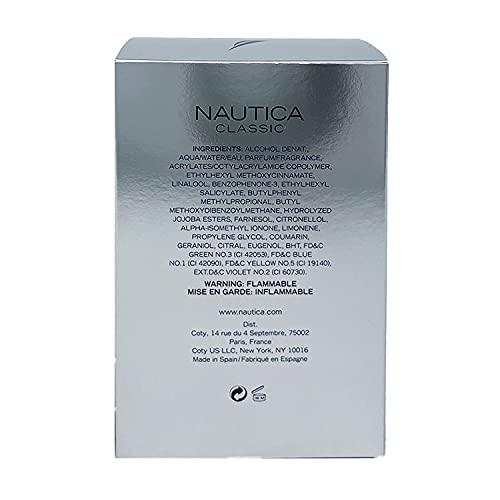 Nautica Classic By Nautica For Men Eau De Toilette Spray 3.4 oz