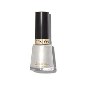 revlon nail enamel, chip resistant nail polish, glossy shine finish, in nude/brown, 020 pure pearl, 0.5 oz