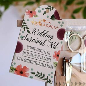 Kate Aspen Floral Wedding Day Emergency Bride Survival Kit